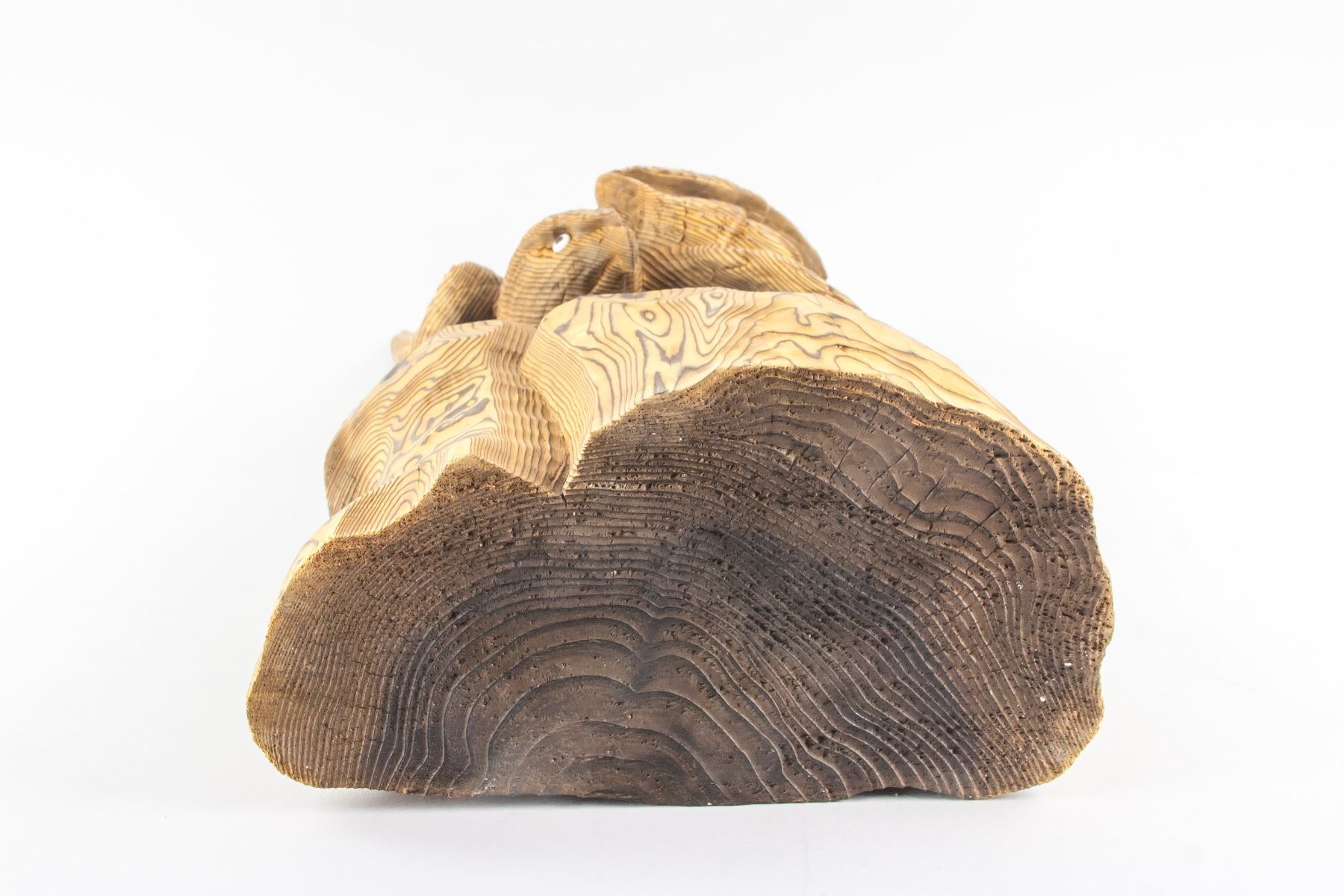 American/Canadian Wood Carved Eagle Statue