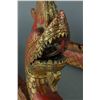 Image 4 : Chinese Gilt Red Dragon Carved on Wood