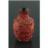 Image 2 : Chinese Cinnabar Lacquer Bronze Vase