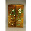 Image 5 : 4 Pc Chinese Gold Lacquered Wooden Panels