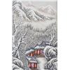 Image 2 : 4 PC He Xuren 1882-1940 Porcelain Painting Plaque