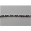 Image 2 : 6.8 CT WHITE TOPAZ AND DIAMOND TENNIS BRACELET - VS CLARITY - 12 OVAL CUT TOPAZ - INCLUDES