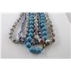 Image 2 : FOUR CHINESE HAND PAINTED PORCELAIN NECKLACES