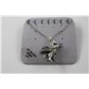 Image 2 : 18" STERLING SILVER PEGASUS NECKLACE, STERLING SILVER DREAMCATCHER EARRINGS