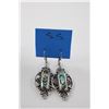 Image 2 : TWO PAIRS OF STERLING SILVER EARRINGS