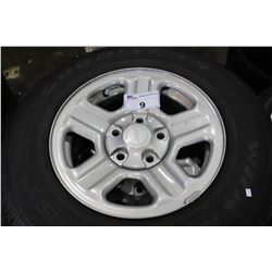 SET OF 5 BRAND NEW JEEP TIRES WITH RIMS - GOOD YEAR WRANGLER ST M + S P225\75R16