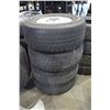 Image 2 : SET OF 4 TIRES ON RIMS - COOPER DISCOVER ATR M+S 265\ 70R15 TIRES AND RIMS
