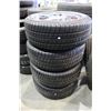 Image 2 : SET OF 4 TIRES AND RIMS - EUROTOUR M+S 225\60R16
