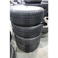 SET OF AUDI TIRES AND RIMS - 225\40R18 M+S