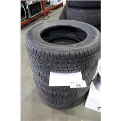 SET OF FOUR UNIROYAL TIRES 195\ 65R15 M+S TIRES