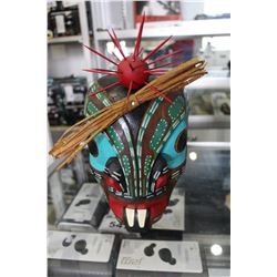 CARVED FIRST NATIONS MASK