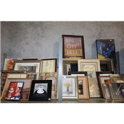 LARGE COLLECTION OF ARTWORK