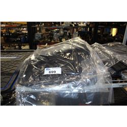 SHELF LOT OF MUD FLAPS AND CAR MATS