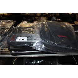 SHELF LOT OF MUD FLAPS AND CAR MATS