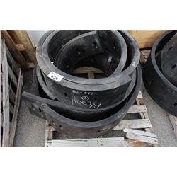 PALLET OF RUBBER BELTING