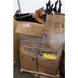 PALLET LOT OF STORAGE LOCKER GOODS - FURNITURE AND MORE