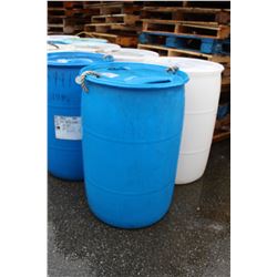 45 GALLON PLASTIC DRUM