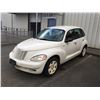 Image 2 : 2005 CHRYSLER PTCRU 4 DOOR STATION WAGON, WHITE, VIN 3C4FY48B15T575329, STANDARD, ODO 130,404