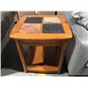 Image 2 : 3 PCS TILED TOP/ LIFT TOP COFFEE & END TABLE SET