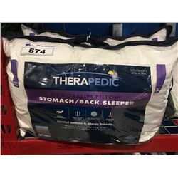 PAIR THERAPEDIC STANDARD QUEEN SIZE PILLOWS