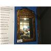 Image 1 : ANTIQUE  CARVED WOODEN FRAMED MIRROR