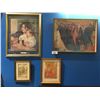 Image 1 : GROUP OF 4 FRAMED PRINTS & PICTURES