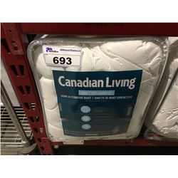 KING SIZE CANADIAN LIVING  DOWN ALTERNATIVE DUVET COVER