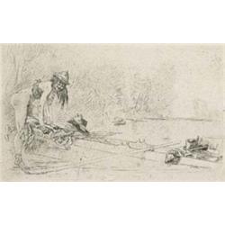 FELICIEN ROPS Namur 1833 - 1898 Essonnes