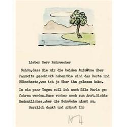 HERMANN HESSE Calw 1877 - 1962 Montagnola