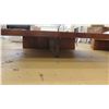 Image 3 : Oversized Square Wooden Table, 5ft X 5ft, 15" H, one side has approx. 1/4" dent along top edge