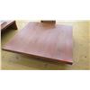 Image 1 : Oversized Square Wooden Table, 5ft X 5ft, 15" H