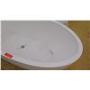 Image 3 : Large Oval Freestanding Bathtub, Resin Composite?, 67" L X, 31.5" W, 19" H