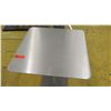 Image 2 : Brushed Steel Square Table w/Square Base, 24" X 24", 30" H
