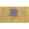 Image 3 : Brushed Steel Square Table w/Square Base, 24" X 24", 30" H