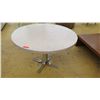 Image 1 : Round Composite Table w/Mirrored Chrome Base, 4 ft. Dia., 31" H