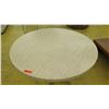 Image 2 : Round Composite Table w/Mirrored Chrome Base, 4 ft. Dia., 31" H