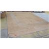 Image 1 : Area Rug, Natural Fiber, Approx 145" X 178", Shows signs of wear, discoloration, no holes