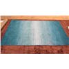 Image 1 : Area Rug: Blue w/White Accents, Pier 1, 5 ft. X 8ft. 100% Wool, Minor Signs of Wear