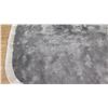 Image 2 : Large Area Rug - Minotti, Lt. Gray, Oval, 13ft X 117", 100% Tencel, Hand Tufted, Designer Rodolfo Do