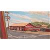 Image 2 : Framed Art: John's Antique Shop, Original, Signed, 43" X 25"