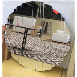 Multi-Paned Mirror, 43" X 45.5"