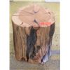 Image 1 : Small "Log" Side Table/Stand, 14" Dia., 17.5" H
