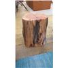 Image 3 : Small "Log" Side Table/Stand, 14" Dia., 17.5" H