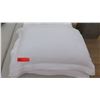 Image 2 : Qty 2 White Restoration Hardware Pillow Covers & Matching Coverlet, Cotton/Linen (includes 2 pillow 