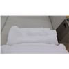 Image 4 : Qty 2 White Restoration Hardware Pillow Covers & Matching Coverlet, Cotton/Linen (includes 2 pillow 
