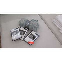 Qty 3 Vera Wang European Shams and Sparrow & Wren Throw