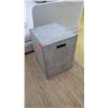 Image 2 : Pair: Concrete-Look Block Side Tables