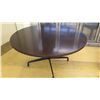 Image 1 : Round Table, Dark Wood, Eames Office