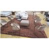 Image 1 : Large Area Rug: Brown, 25ft X 12ft