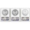 Image 2 : Lot of 2004-2006 $1 American Silver Eagle Coins NGC MS69